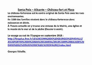 23 SANTA POLA CHATEAU FORT ET PLACE GLORIETA (0)